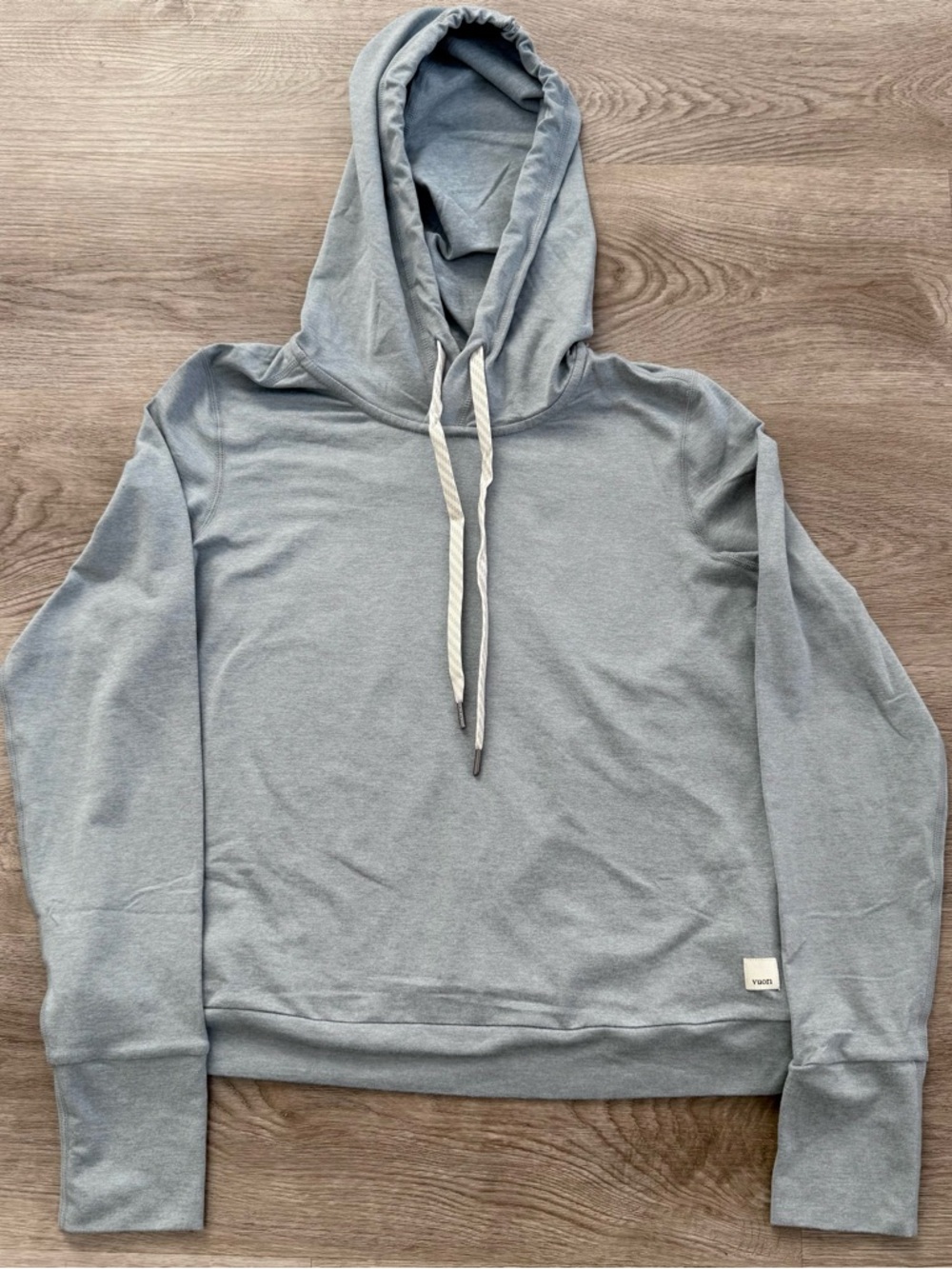 Vuori Halo Performance Hoodie Womens 2XS XXS Light Blue VW226 Pullover